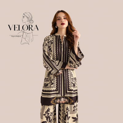 Stylish Women's Stitched Printed Shirt And Trouser Set - 2 Pcs