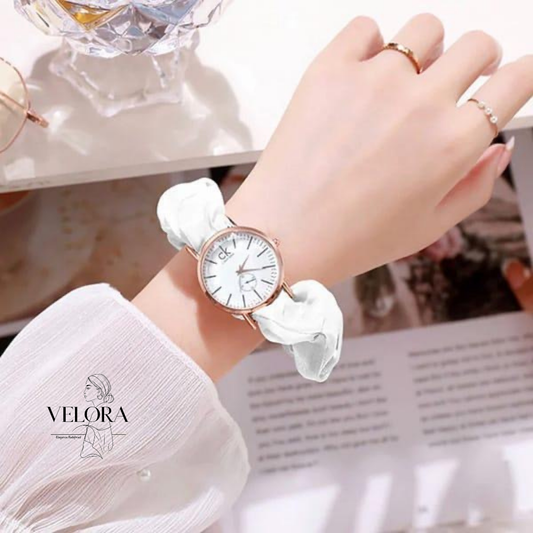 Women's Quartz Movement Round Watch - Water Resistant | 1 Pc